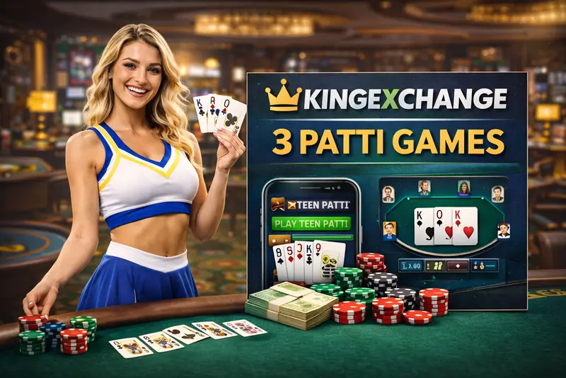 Teen Patti live casino game – play online on KingExchange India